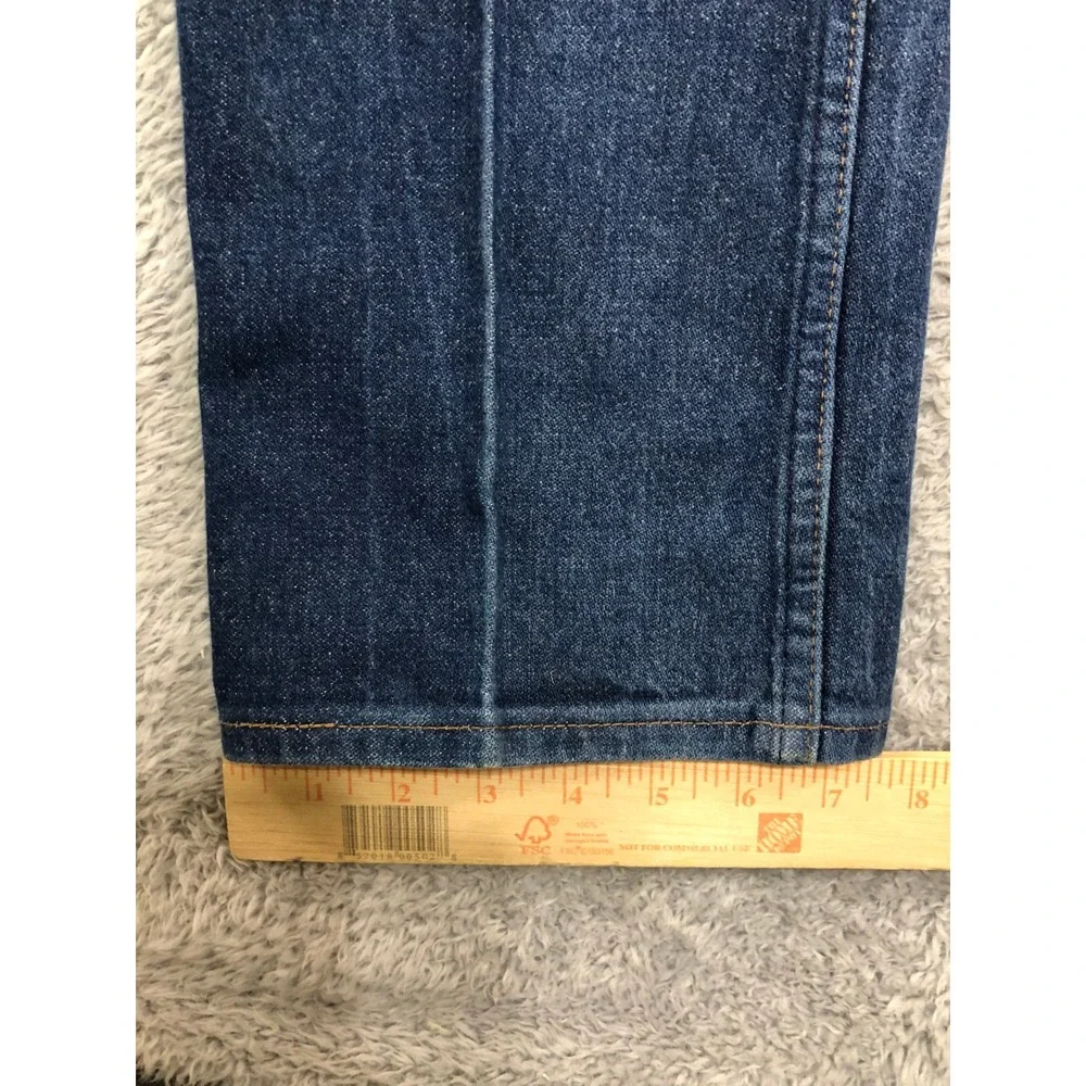 VTG Wrangler Jeans Men 31x36 (Tag 33x36) Blue Cowboy Cut Made in USA 13MWZ